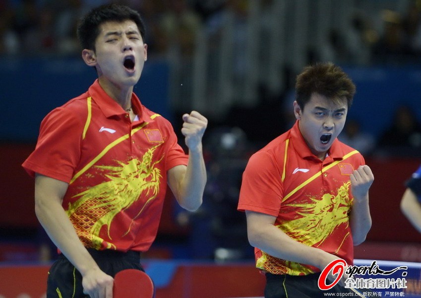 中国队横扫德国队，王皓带队取胜